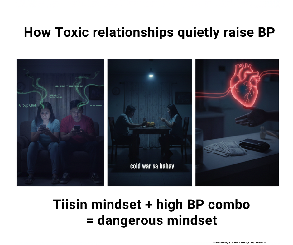 toxic relationship raise bp